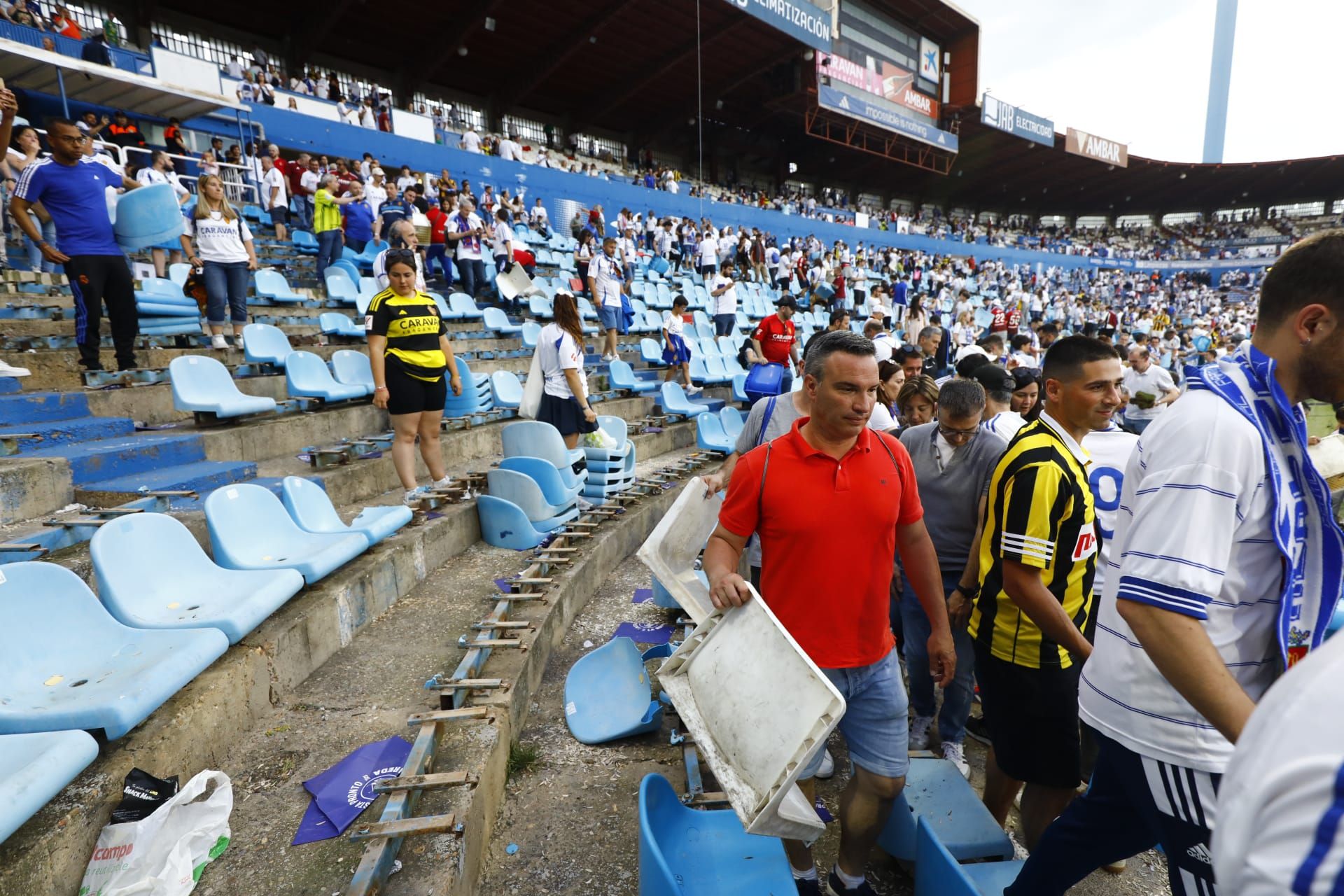 En imágenes | Despedida de La Romareda