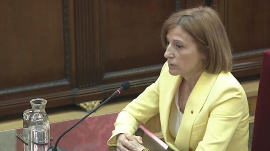 Forcadell, durant el judici