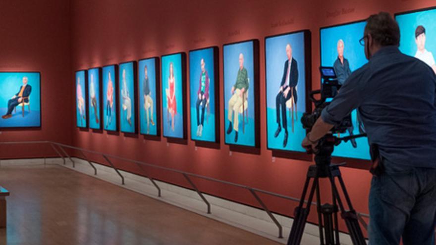 David Hockney en la Royal Academy of Arts