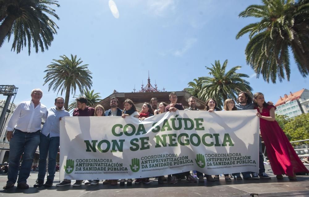 Mitin de En Marea en A Coruña