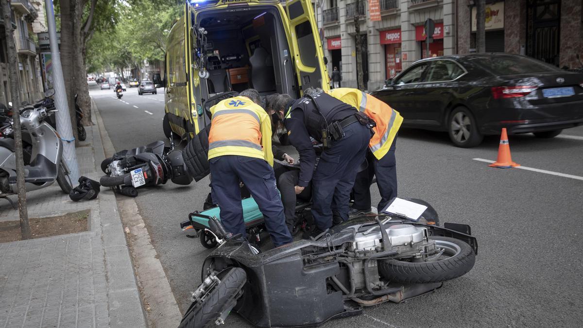 Los muertos en moto aumentan en Barcelona