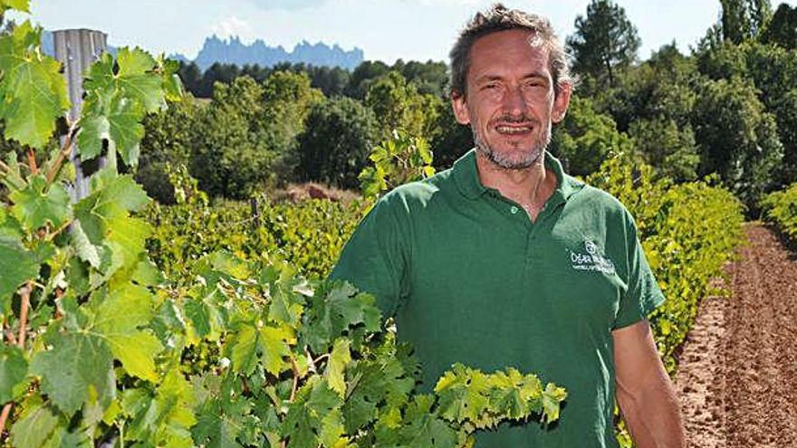 Frank Margenat, a la finca de l&#039;Oller del Mas