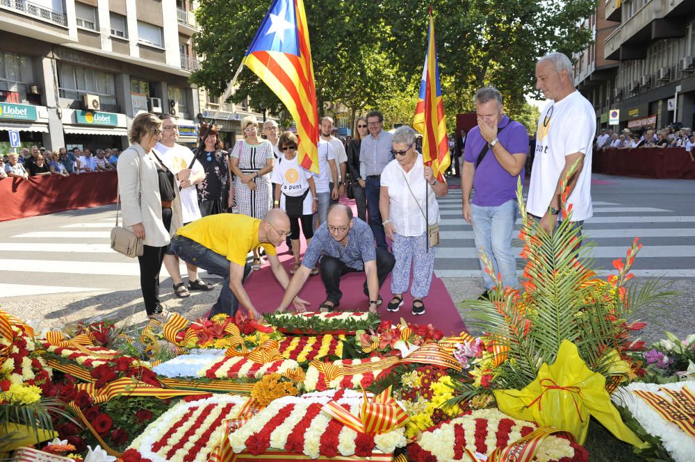 Les ofrenes de la Diada a Manresa