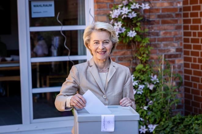 La presidenta de la Comisión Europea, Ursula von der Leyen