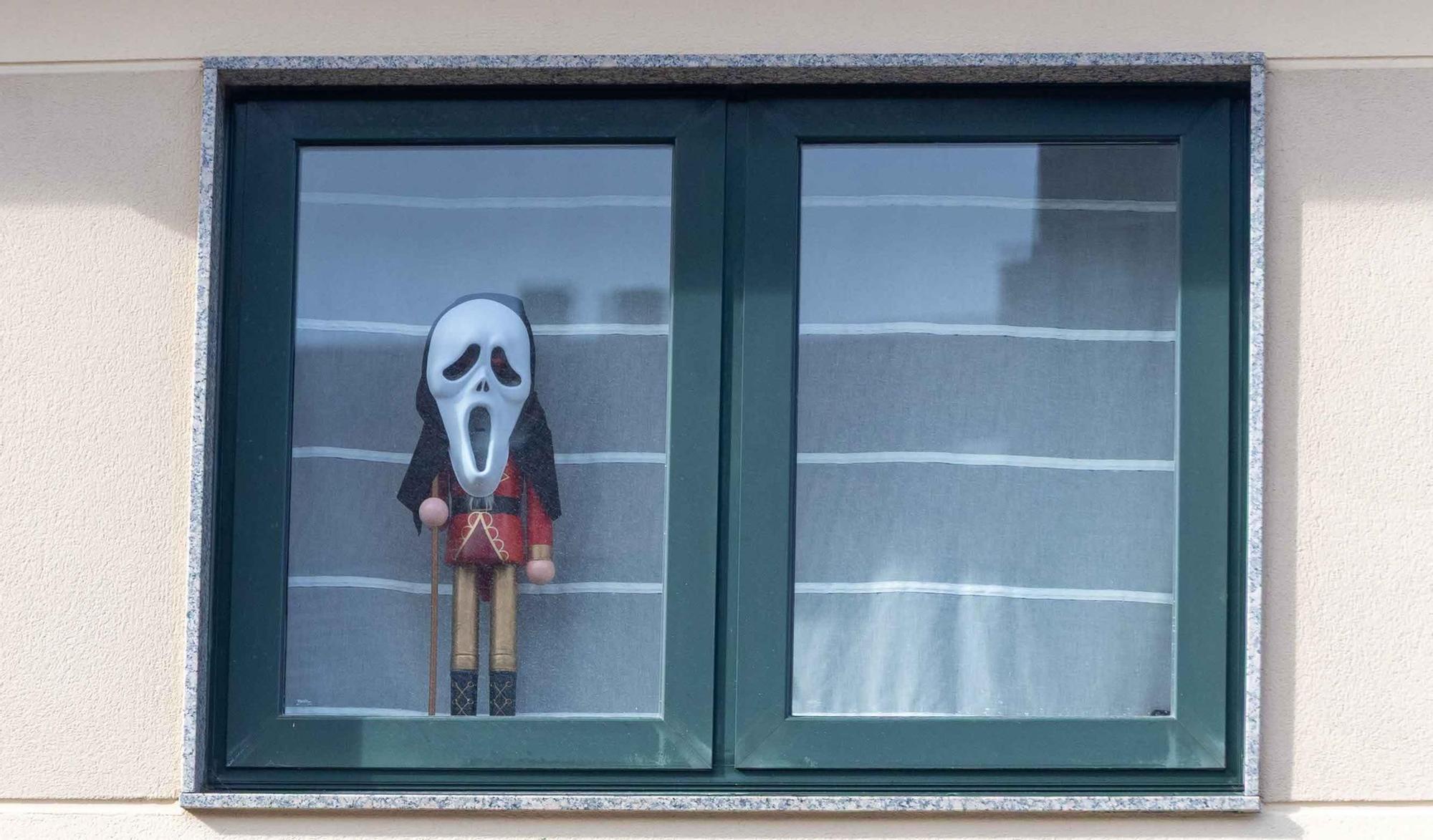 Decoración de Halloween en casas de Santiago