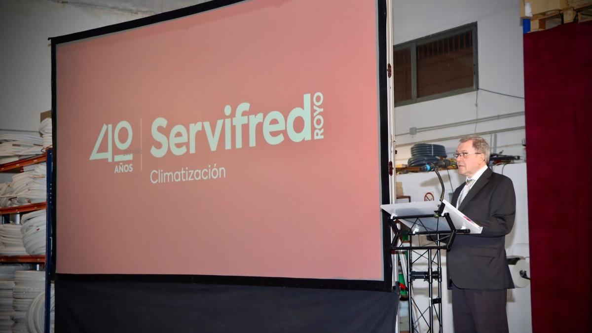Manuel Royo, durante su intervención