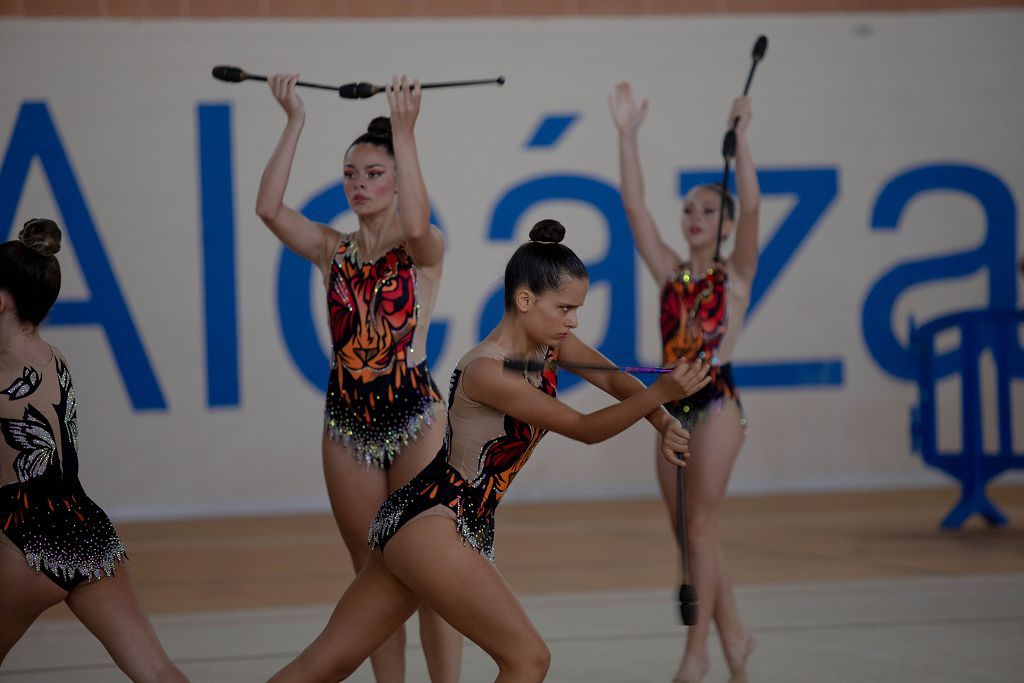 Campeonato regional de gimnasia rítmica en Los Alcázares