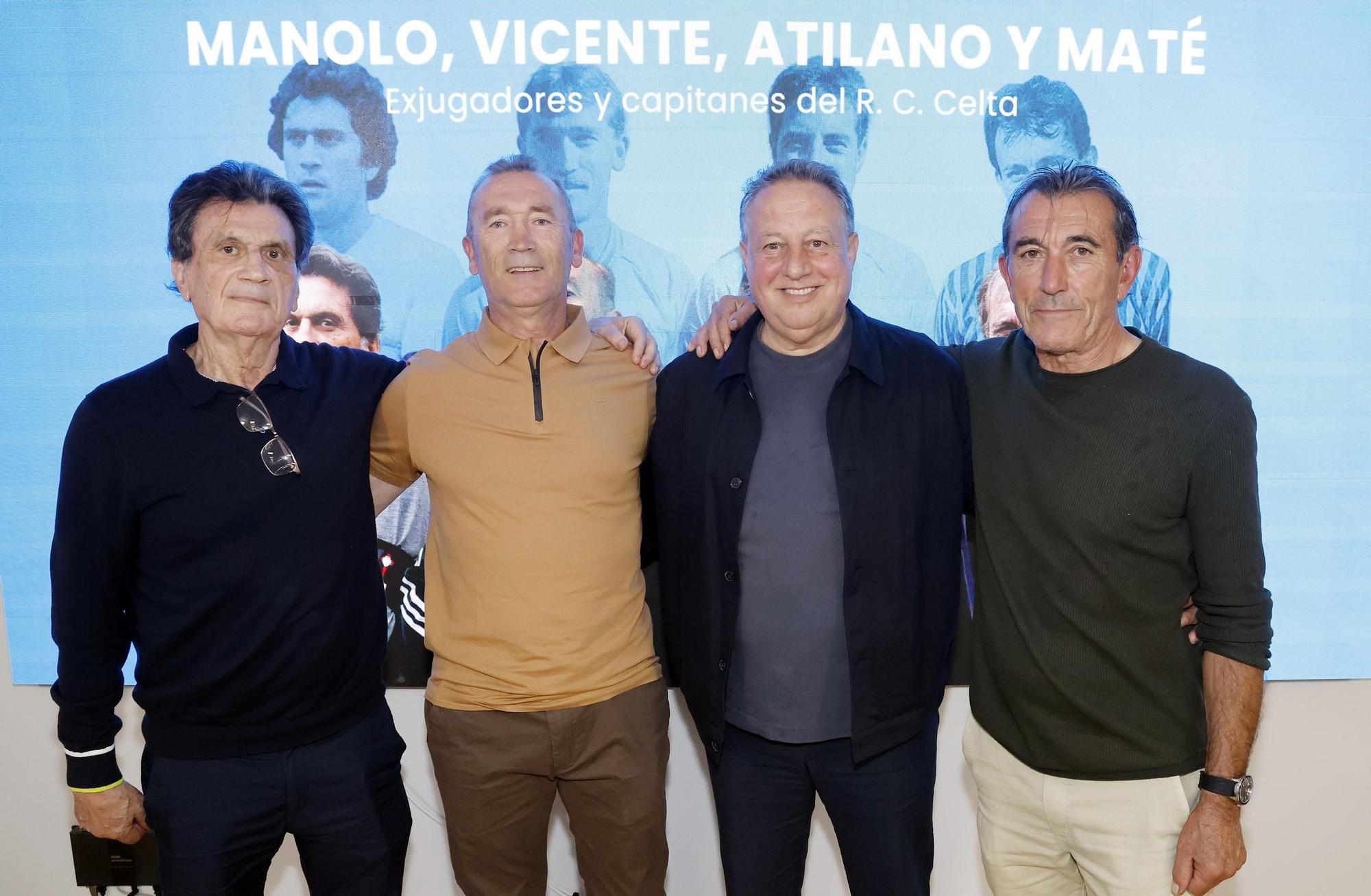 Encuentro de exjugadores y capitanes del Celta con suscriptores de FARO