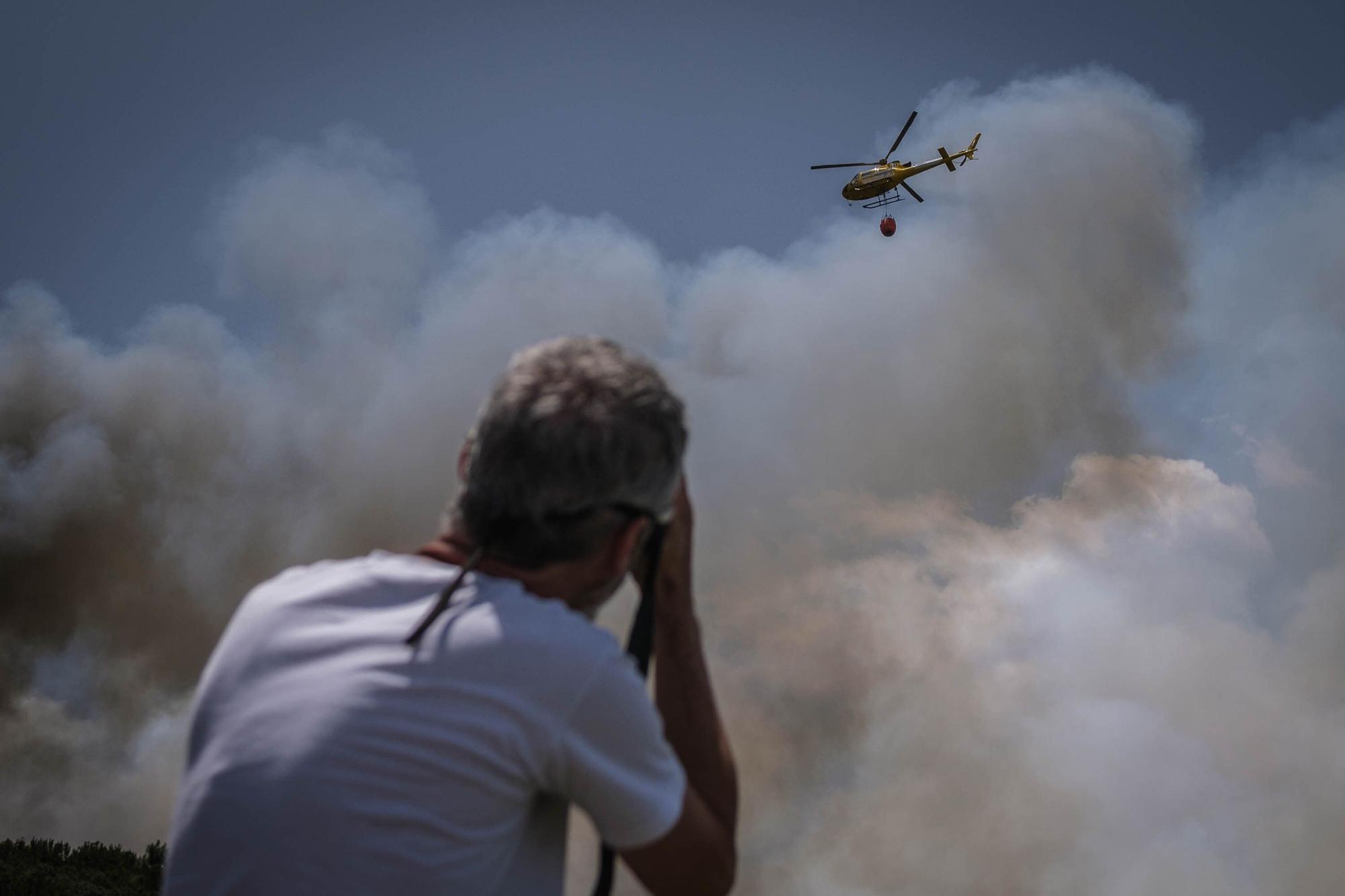 Incendio forestal en Tenerife