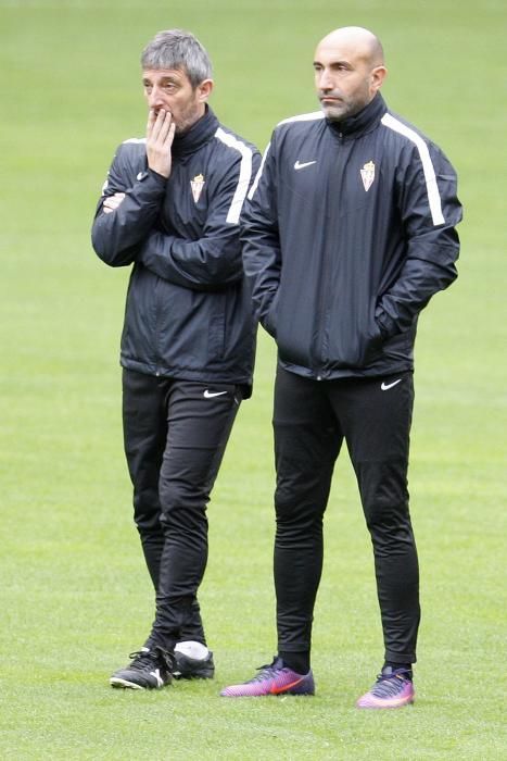 Entrenamiento del Sporting de Gijón