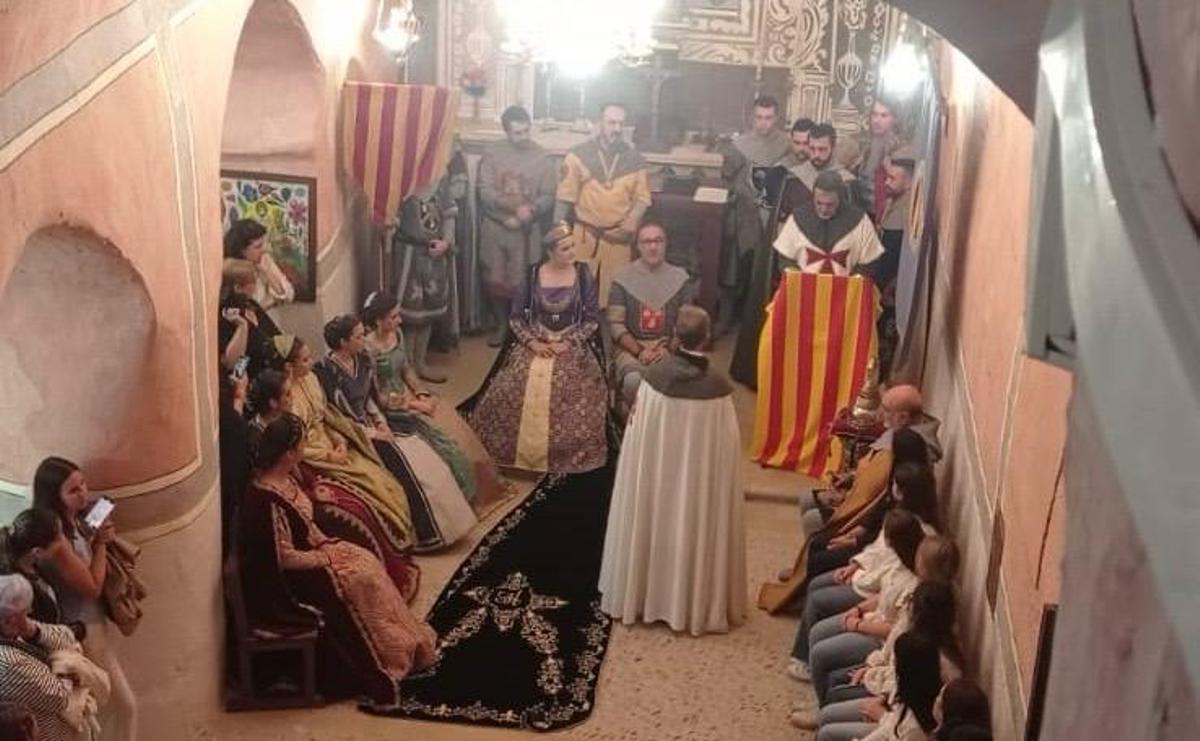 Imatge de la cerimònia de la Vetlla d'Armes.