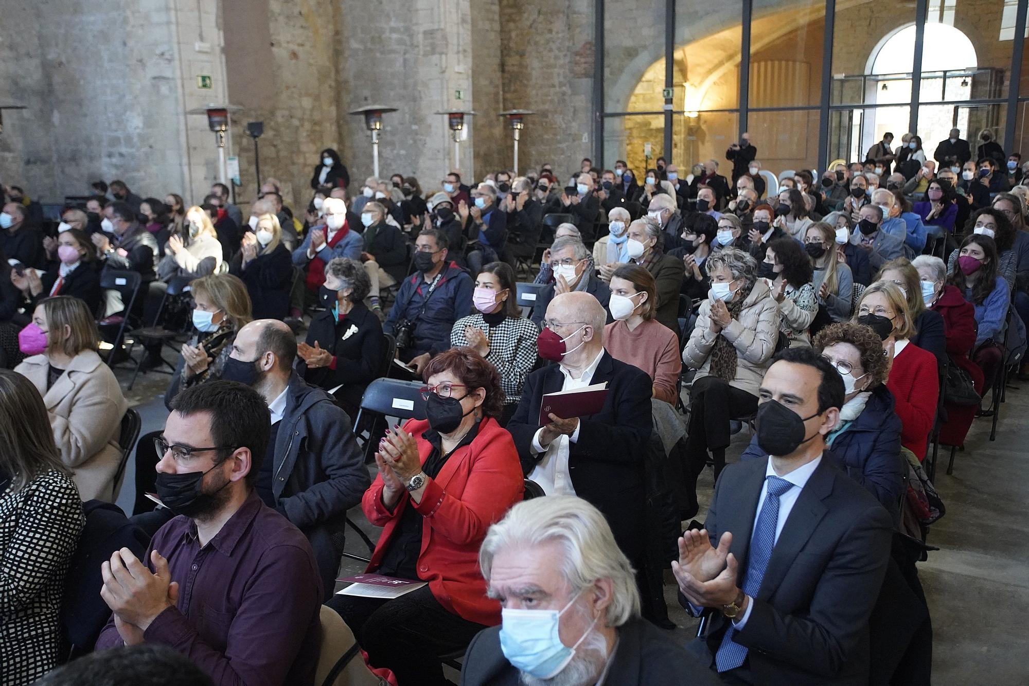 Pere Portabella entra al claustre de la UdG esborrant la frontera entre cultura i política