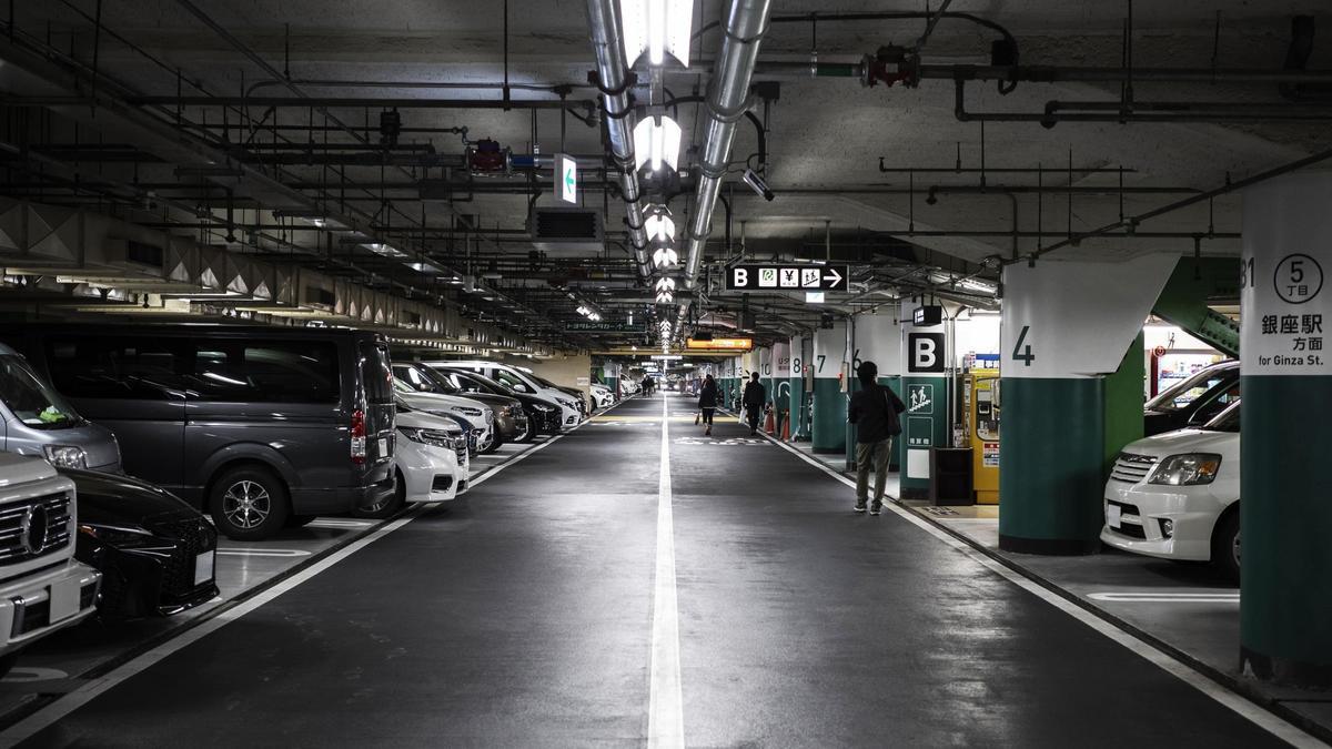 Parking de un centro comercial