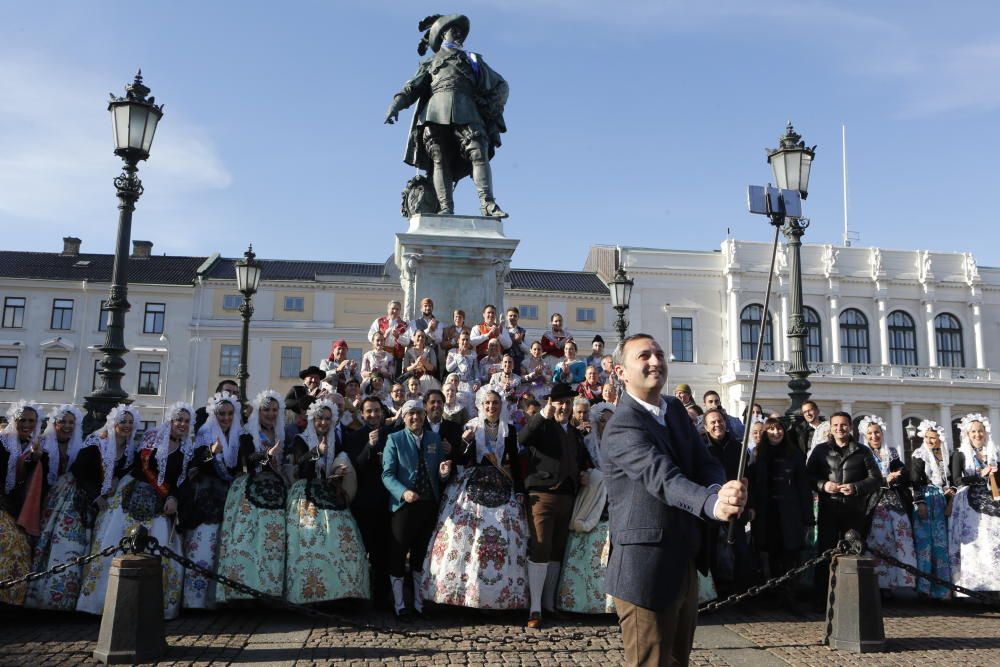 Últimos actos de la jornada promocional de las Hogueras en Göteborg