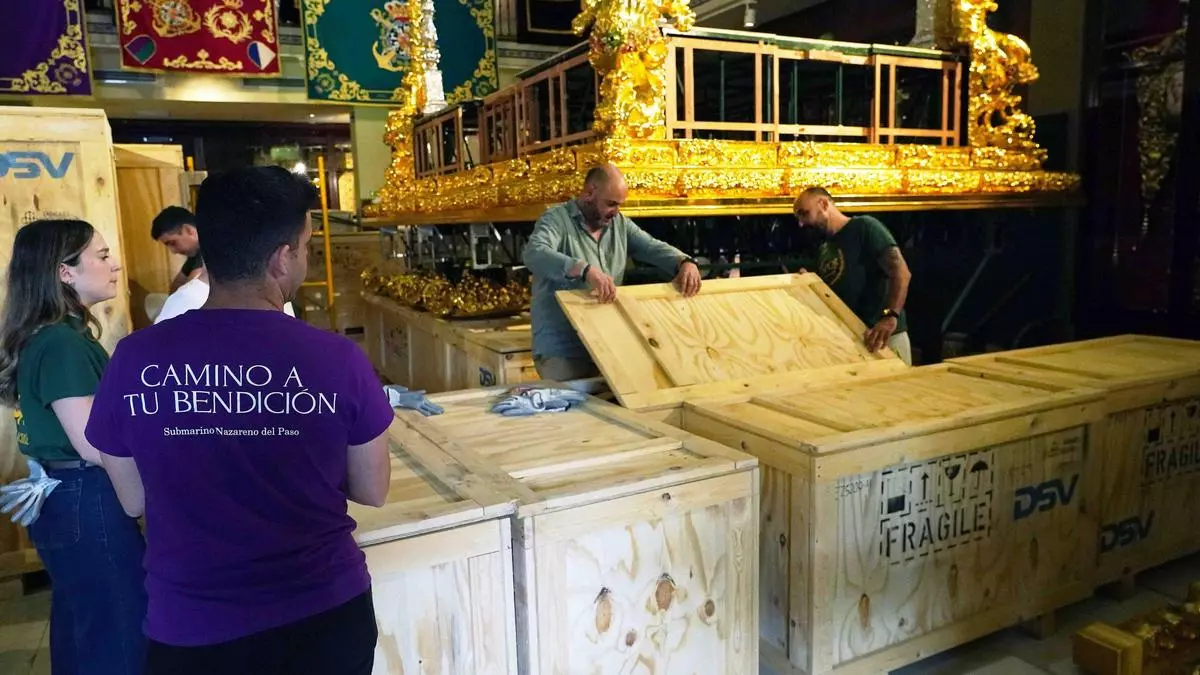 La Archicofradía del Paso y la Esperanza ultima los preparativos del traslado para el Jubileo en Roma