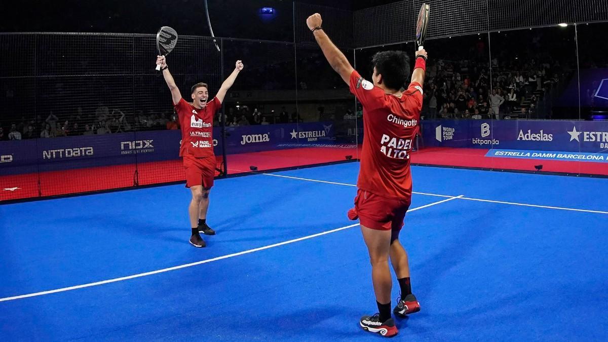 Di Nenno y Chingotto celebran el pase a semifinales