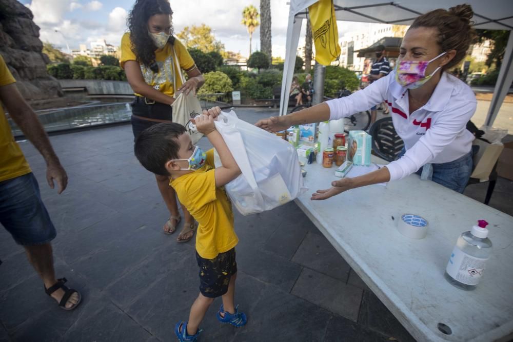 Canamunt y Canavall comienzan la recogida de alimentos