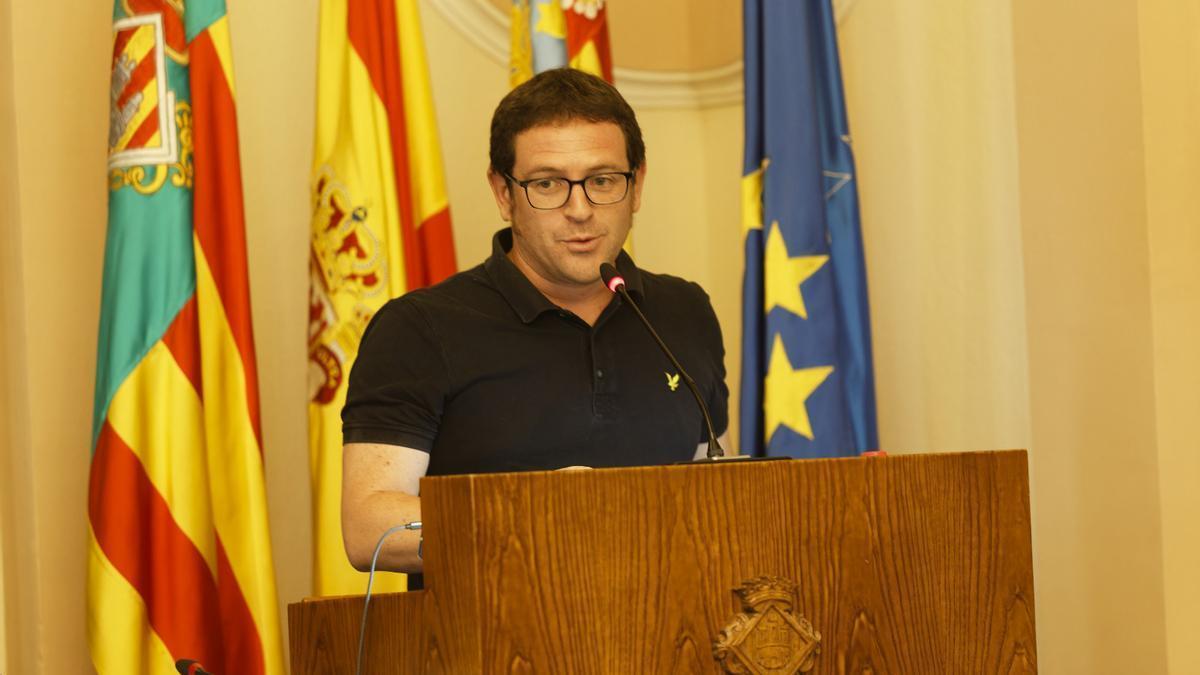 Ignasi Garcia, portavoz de Compromís en el Ayuntamiento de Castelló.