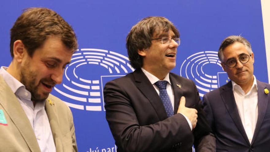 Puigdemont i Comín entren al Parlament Europeu