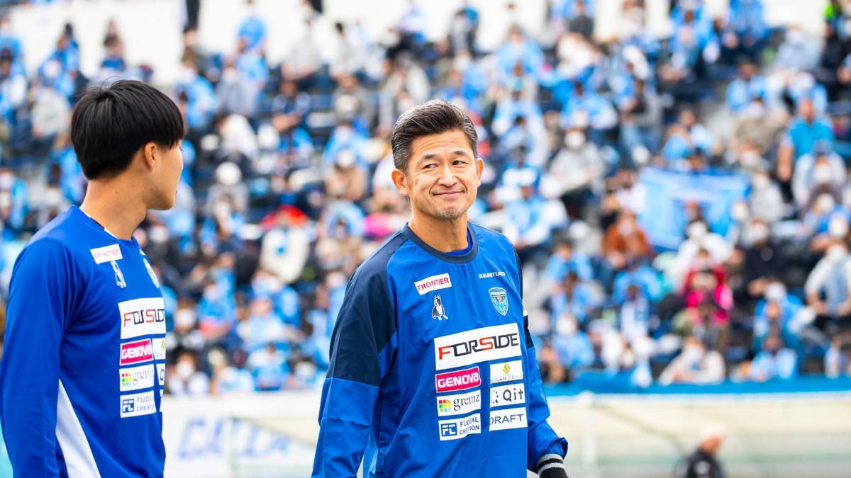 kazuyoshi miura en un calentamiento