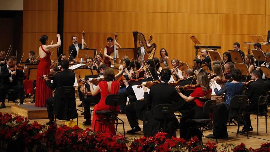 La Orquesta Sinfónica regional durante uno de sus tradicionales conciertos de Año Nuevo.