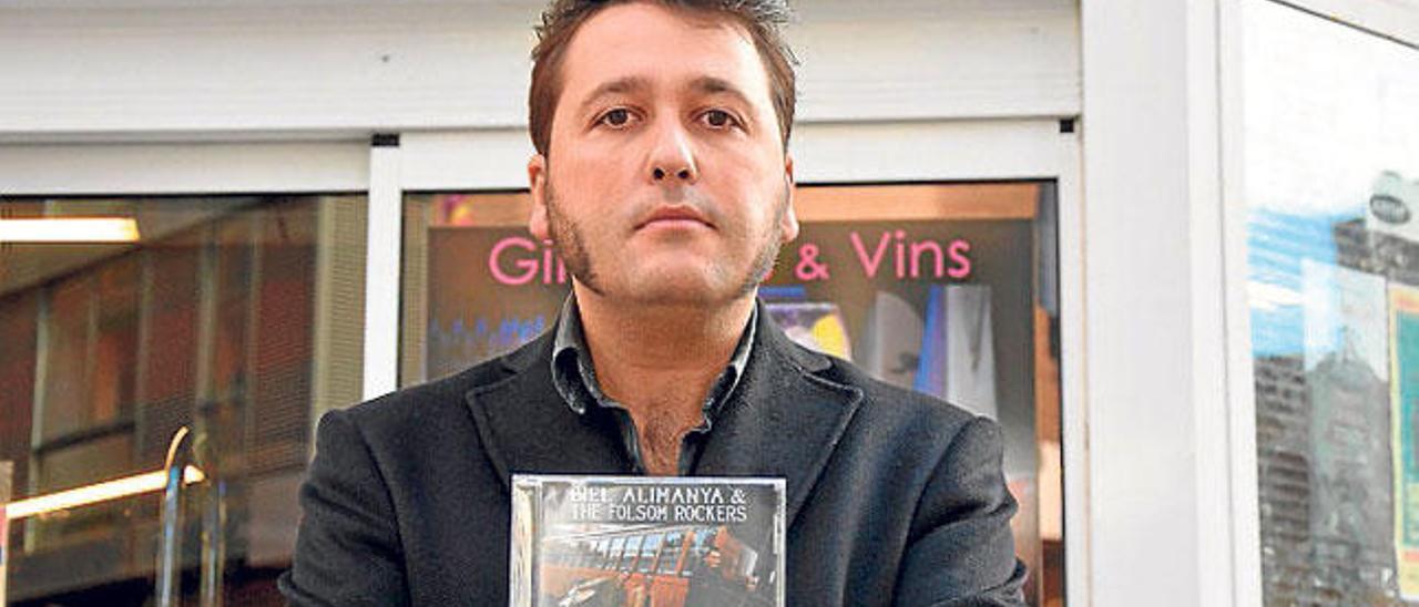 Biel Alimanya, con su nuevo disco.