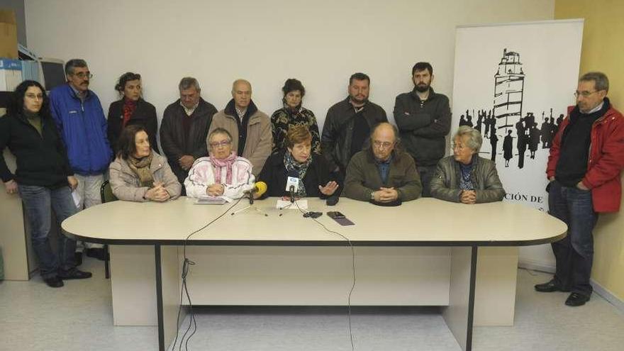 Rueda de prensa de la federación para denunciar la discriminación municipal, en 2013. / 13fotos