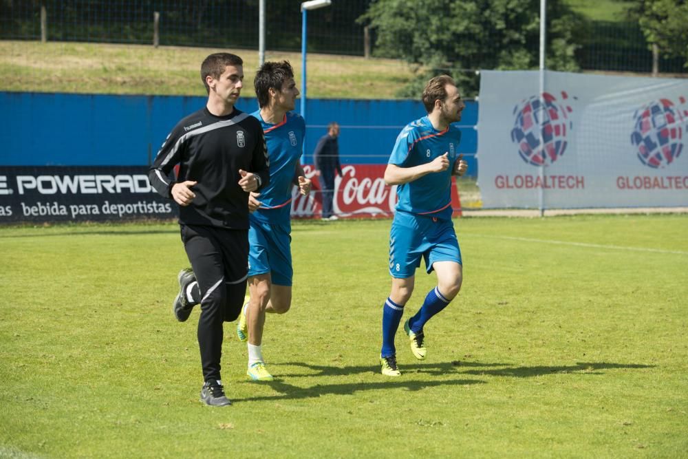 Entrenamiento del Real Oviedo