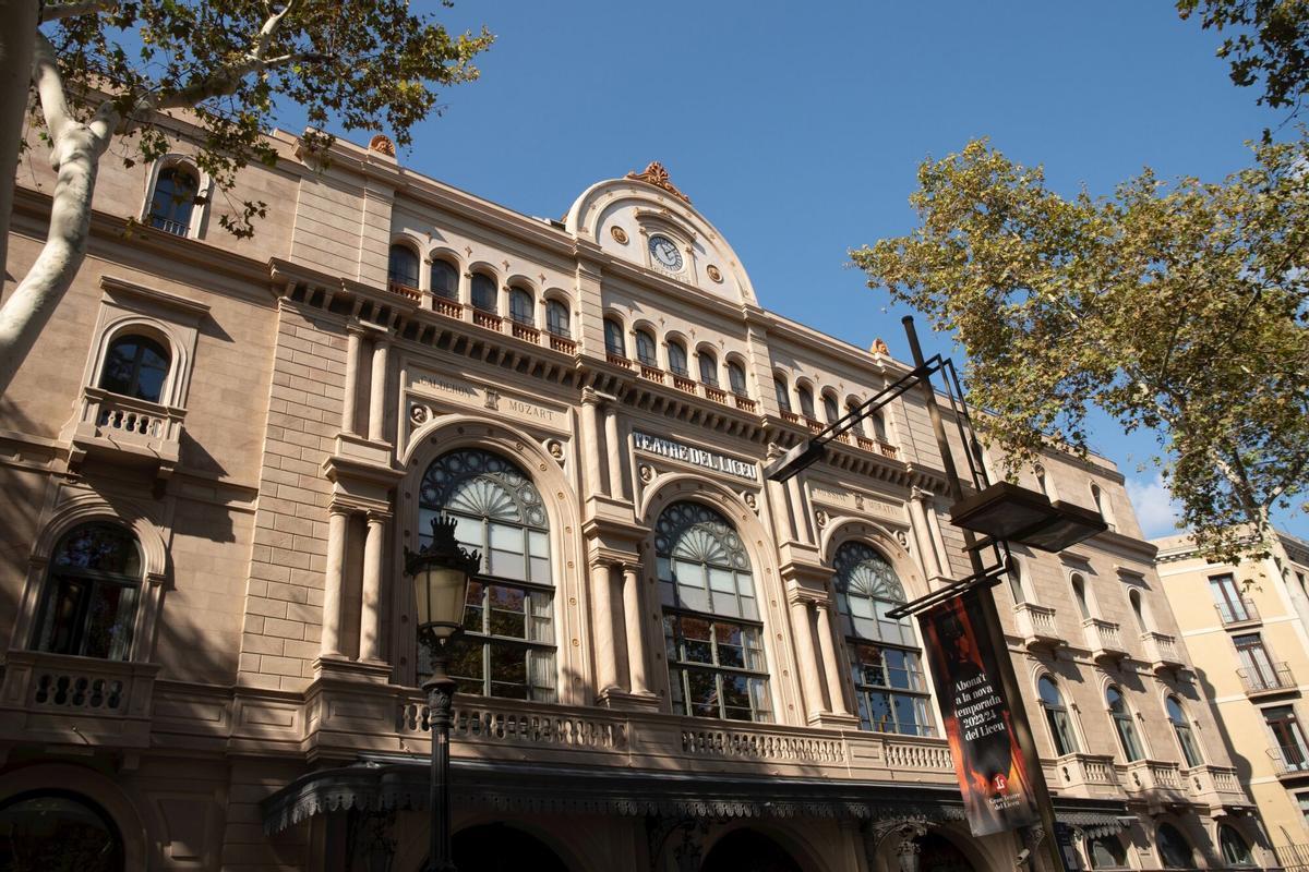 Fachada del Teatre del Liceu.