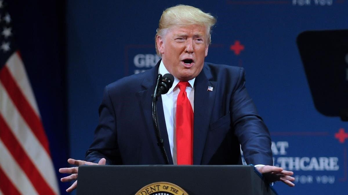 El presidente de EEUU, Donald Trump, durante un acto en Florida el pasado 3 de octubre.