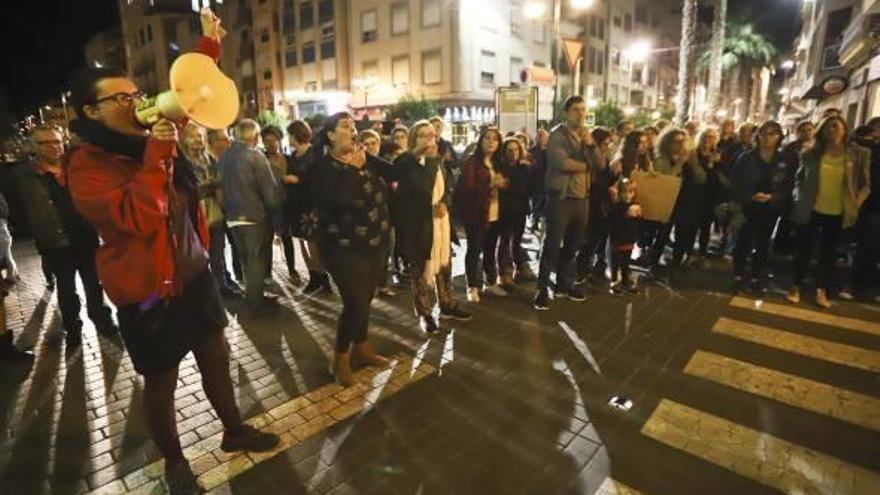 Protesta en Sagunt contra la sentencia de Manresa