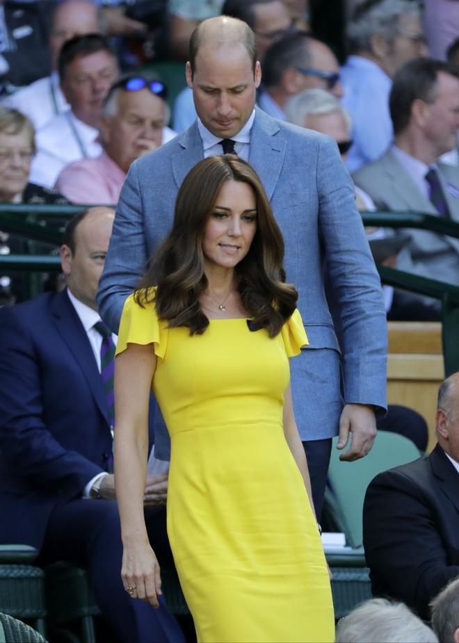 Los Duques de Cambridge a su llegada a Wimbledon