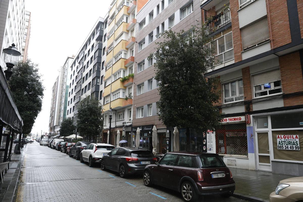 Bloques de viviendas en el barrio de La Arena.