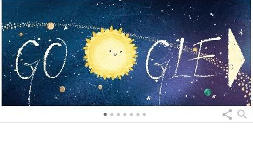 Las Gemínidas, en el doodle de Google