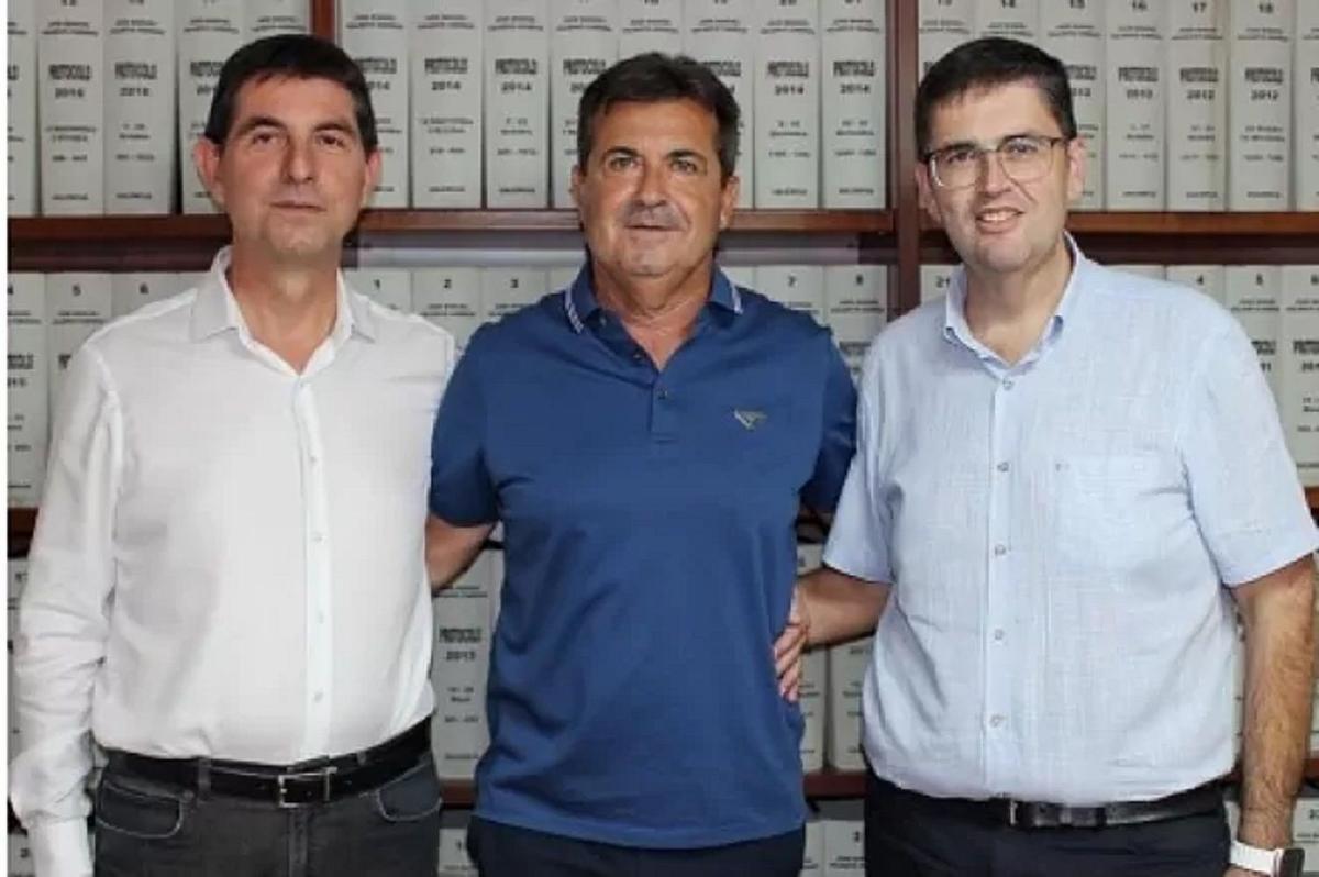 Antonio Vercher, Fernando Guillem y Jaume Vercher, propietarios de la nueva compañía.