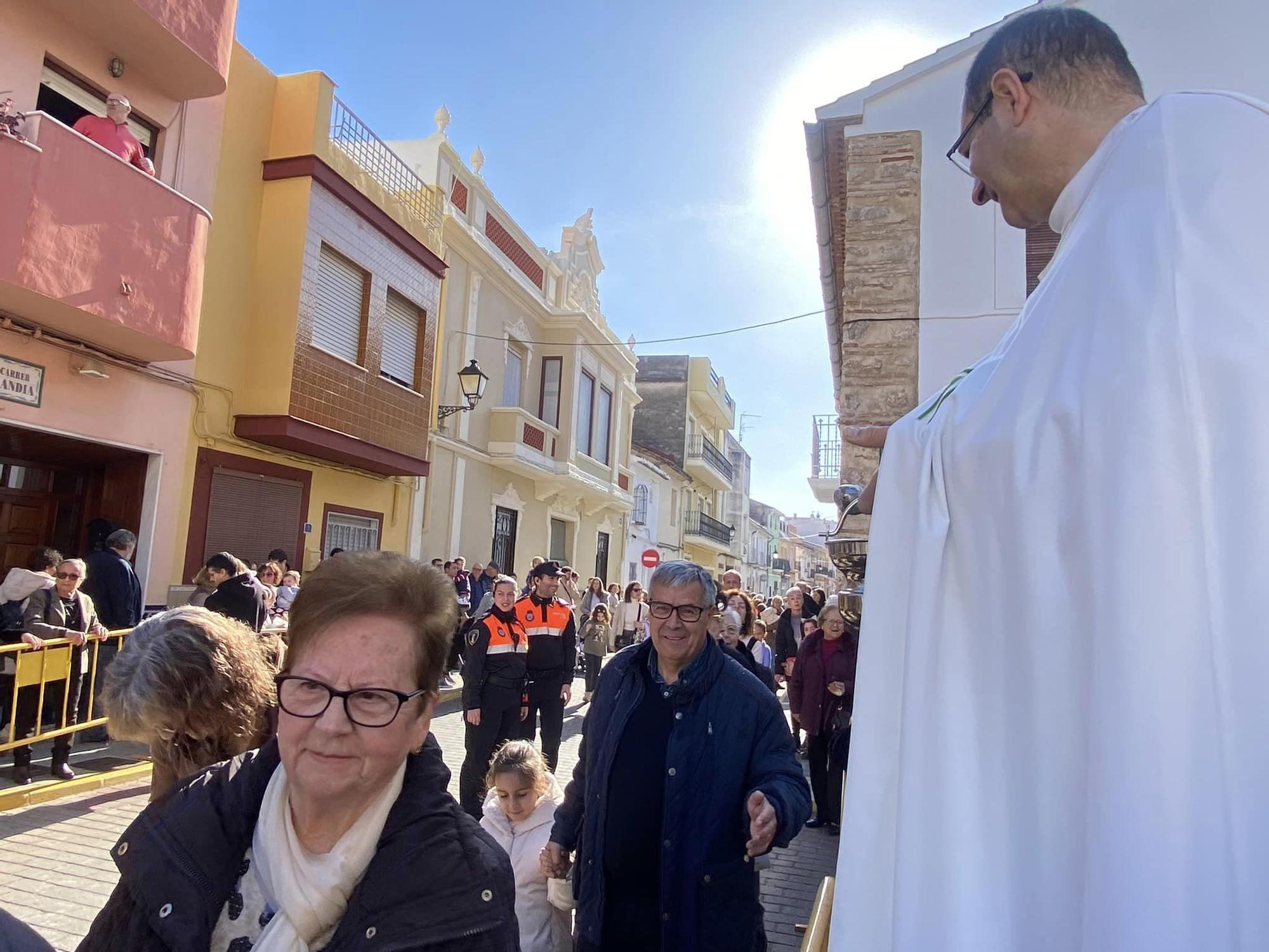 Daimús, Guardamar, Xeraco, l'Alqueria, Piles y Xeraco se vuelcan con Sant Antoni