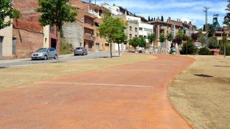 Arranjament del pàrquing de la carretera de Sant Salvador