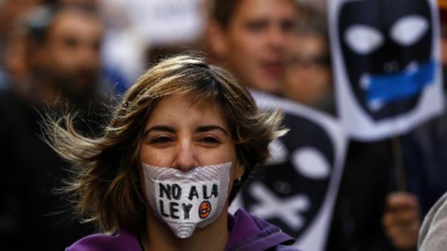 España grita contra la 'Ley mordaza'