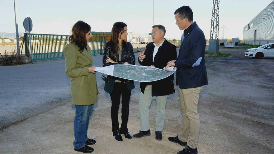 La consellera Merino alaba &quot;las enormes posibilidades del suelo industrial&quot; de Burriana