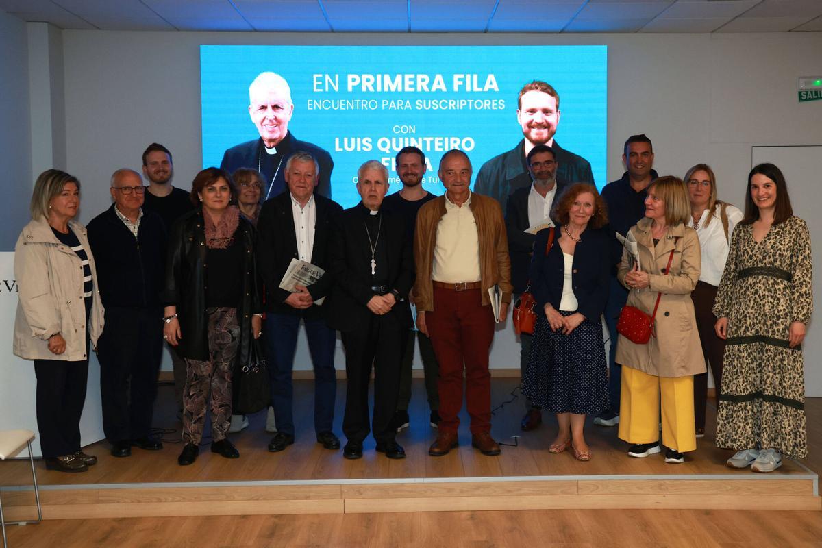 Vigo. El obispo emérito Luis Quinteiro Fiuza en Faro de Vigo