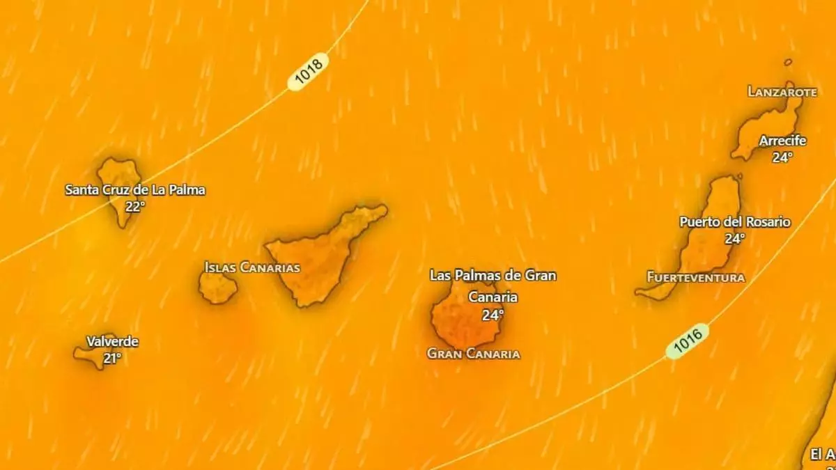 El tiempo en Tenerife este domingo: calima ligera y más de 30 grados en medianías del sur, este y oeste