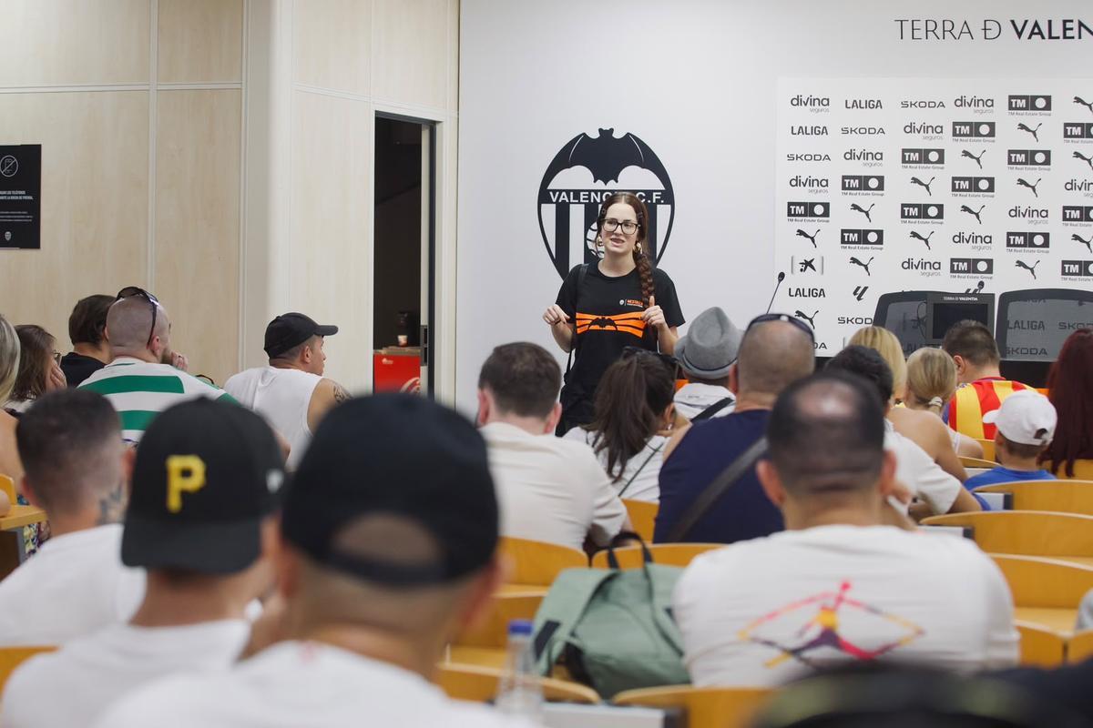 La sala de prensa de Mestalla