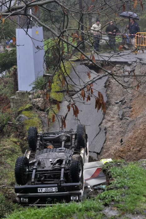 Temporal en Asturias: La zona donde se produjo el accidente mortal en Laviana