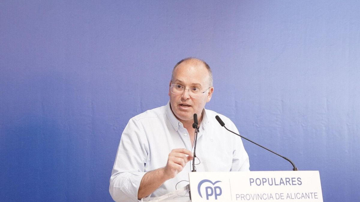 El secretario general del Partido Popular, Miguel Tellado, en un acto.