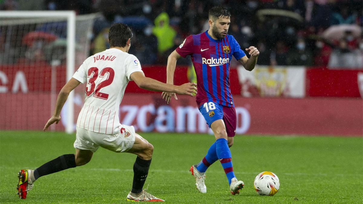 Bayern Múnich - FC Barcelona: Alba tuvo una tímida ocasión antes de caer lesionado