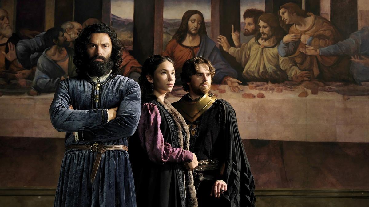 Aidan Turner, un Leonardo da Vinci marginal y homosexual en la serie de RTVE.