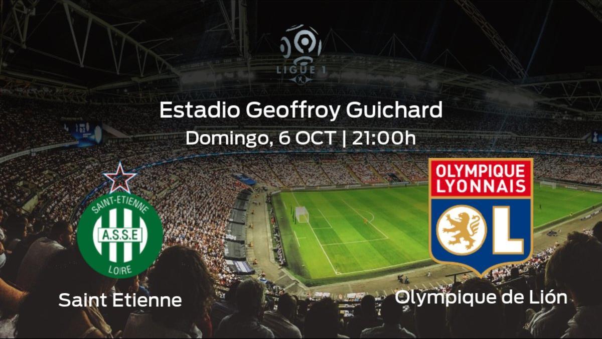 Previa del encuentro: el AS Saint Etienne recibe al Olympique Lyon en la novena jornada