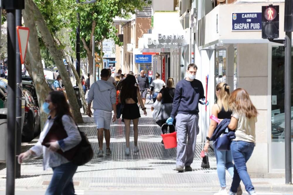 Reapertura de tiendas y bares en Ibiza.