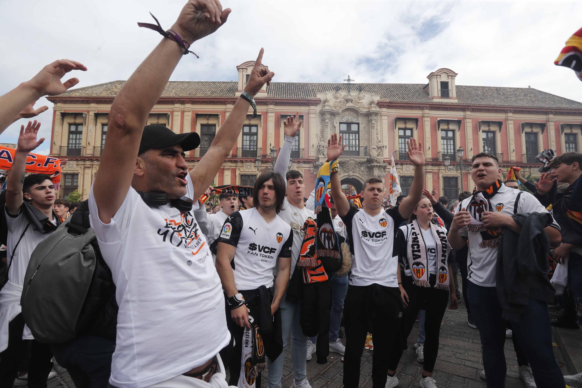 El valencianismo toma Sevilla: así está la ciudad