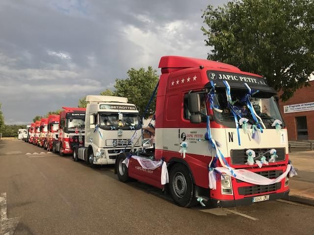 Uns 150 vehicles celebren Sant Cristòfol a Llagostera